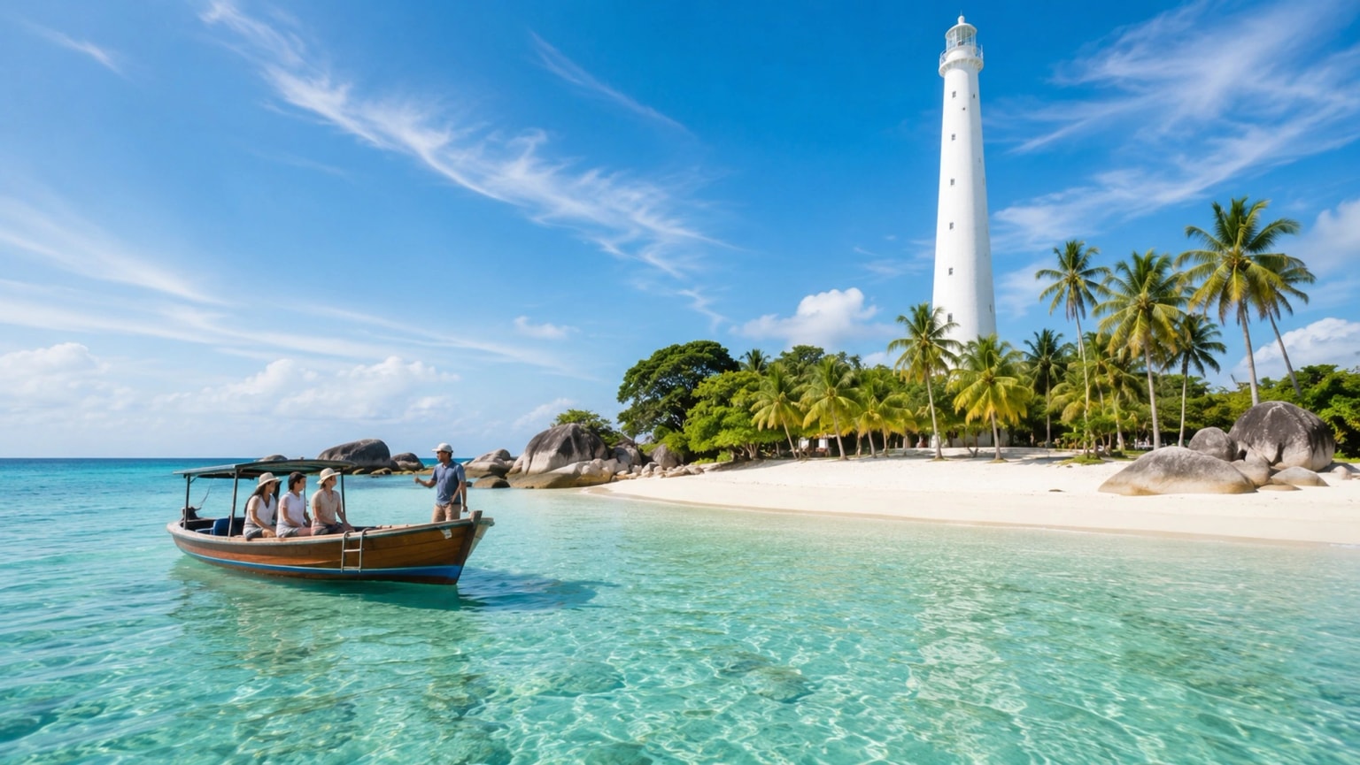 Belitung Mampau Tour — Granite islands and turquoise waters